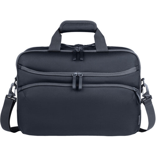 16 Inch Padded Multi-Compartment Nylon Laptop Briefcase