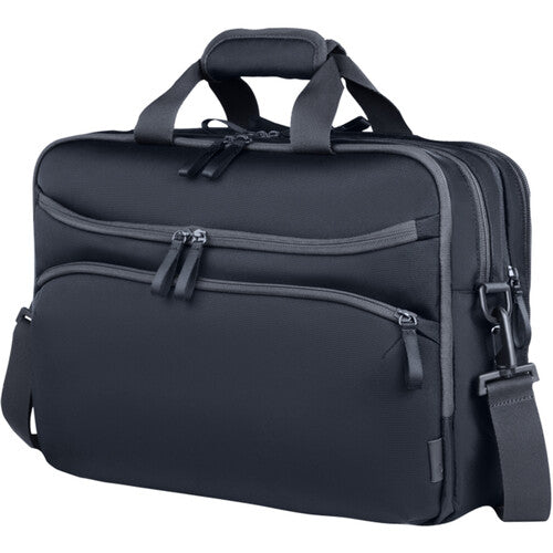 16 Inch Padded Multi-Compartment Nylon Laptop Briefcase