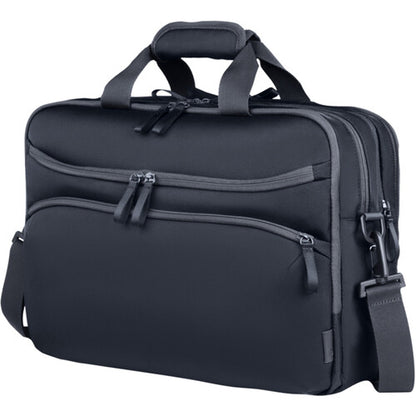 16 Inch Padded Multi-Compartment Nylon Laptop Briefcase