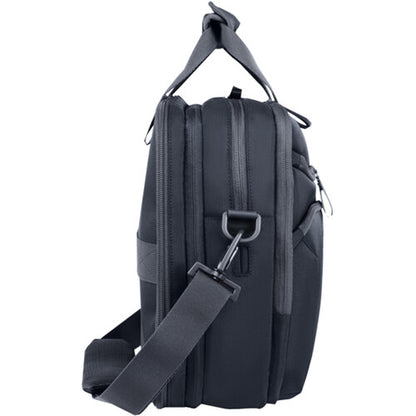 16 Inch Padded Multi-Compartment Nylon Laptop Briefcase