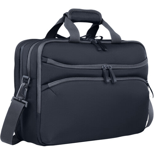 16 Inch Padded Multi-Compartment Nylon Laptop Briefcase