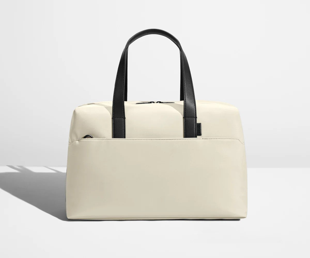Nylon Leather Trim Multi-Functional Business Briefcase
