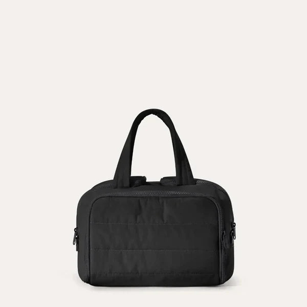 Puffy Water Resistant Quilted Multi-Compartment Cosmetic Toiletry Bag