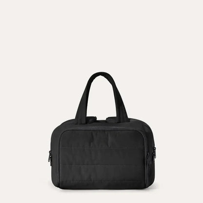Puffy Water Resistant Quilted Multi-Compartment Cosmetic Toiletry Bag
