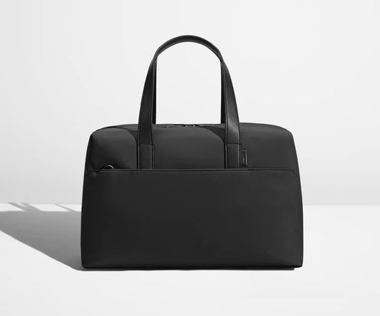 Nylon Leather Trim Multi-Functional Business Briefcase